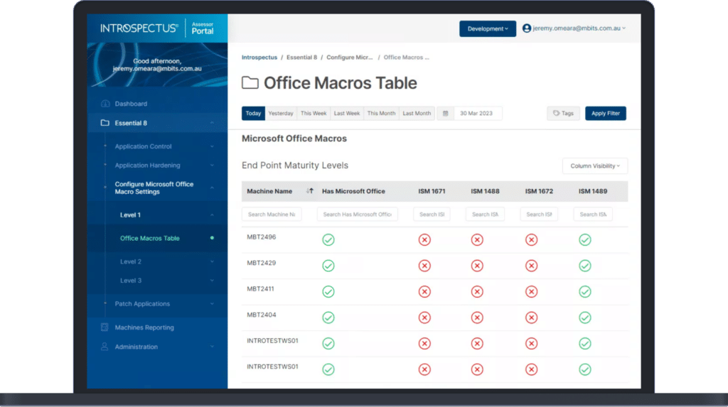 Introspectus Assessor Microsoft Office Macros Reports