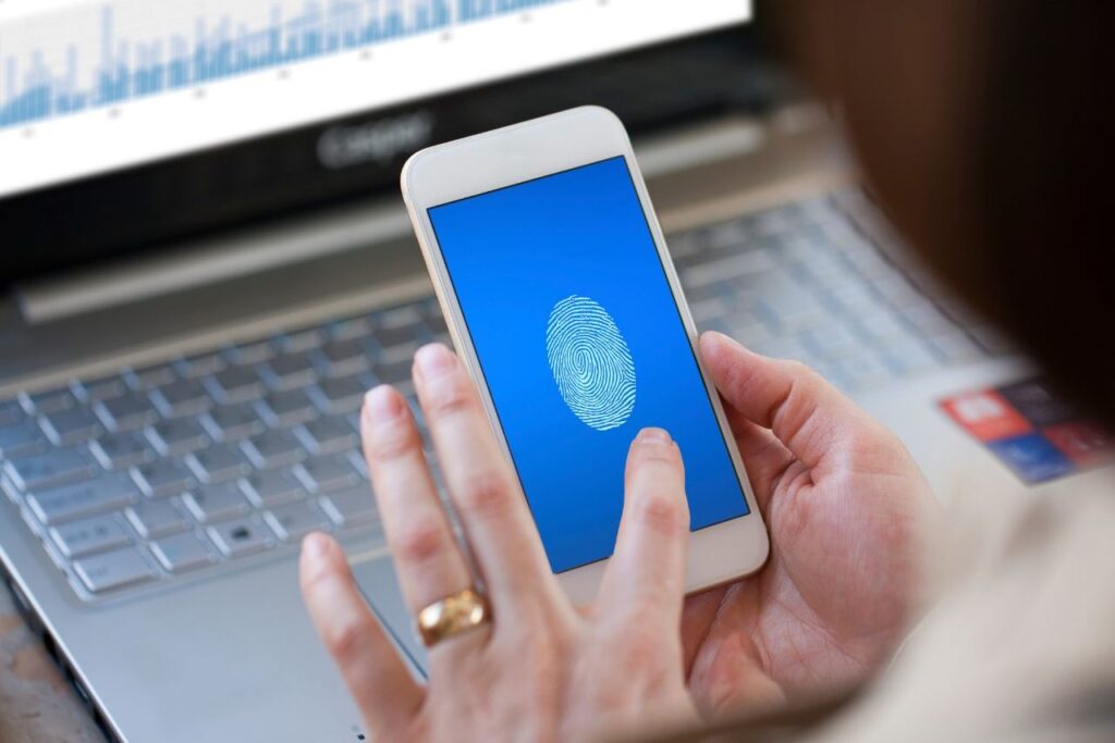 Finger Print Scanner for Personal Data Security